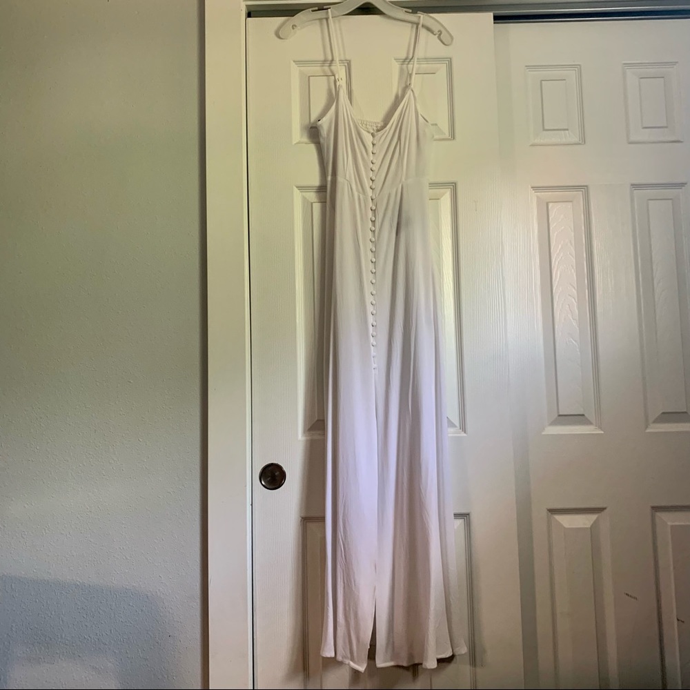 Forever 21 White Button Down Dress